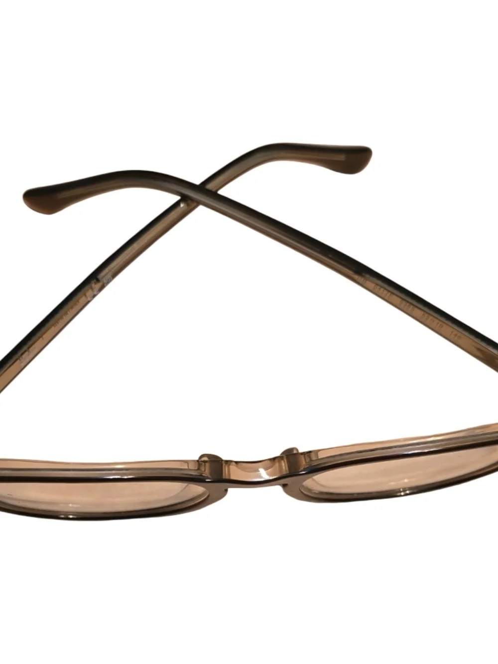 Ray-Ban RB5417F NWOT Brown Transparent Eyeglasses Frames Low Bridge